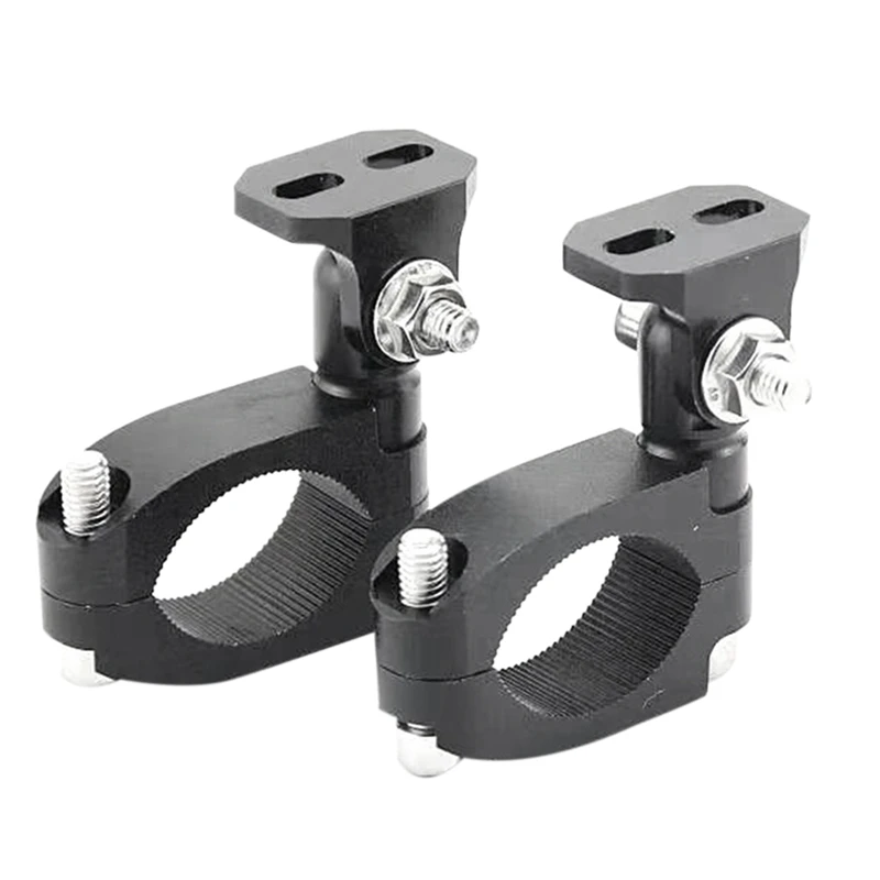 

2PCS Motorcycle Modified Spotlight Bracket 22MM To 30MM Fog Lamp Bracket Auxiliary Lamp Fixed Mounting Bracket