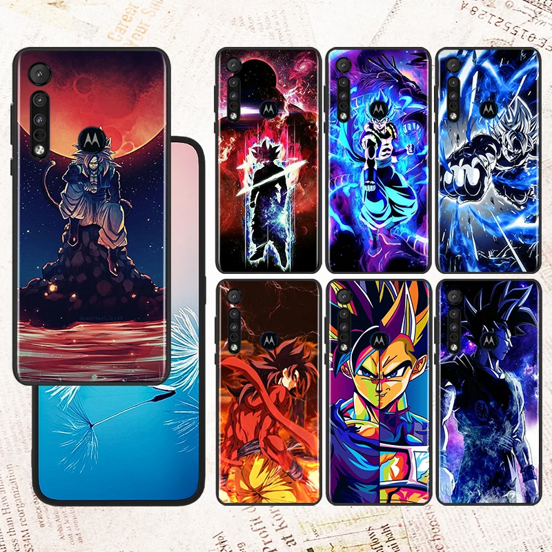 

G-Goku D-Dragon Ball Z Anime Phone Case For Motorola G71 Edge E22 G32 G60 S 20 E30 E20 E7i G9 G8 Plus G Stylus One Fusion Black