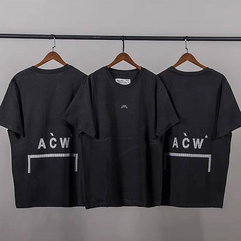 

Светоотражающая Яркая футболка с карманом для мужчин и женщин, холодный настенный Топ, футболка, топы ACW