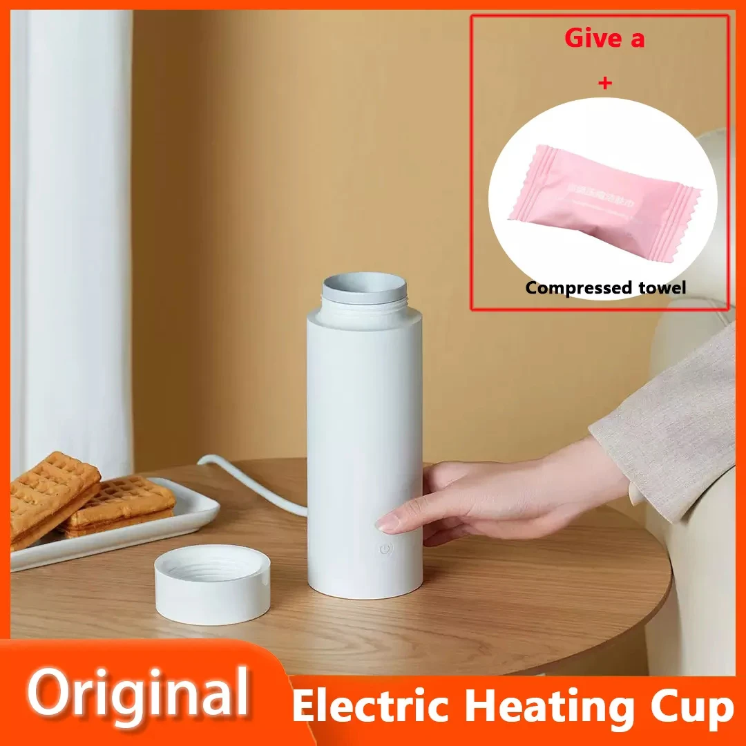 

YOUPIN 2021 New Mijia Portable Electric Kettle Thermal Cup 300W Temperature Control Water Kettle Thermos Travel Water Boiler