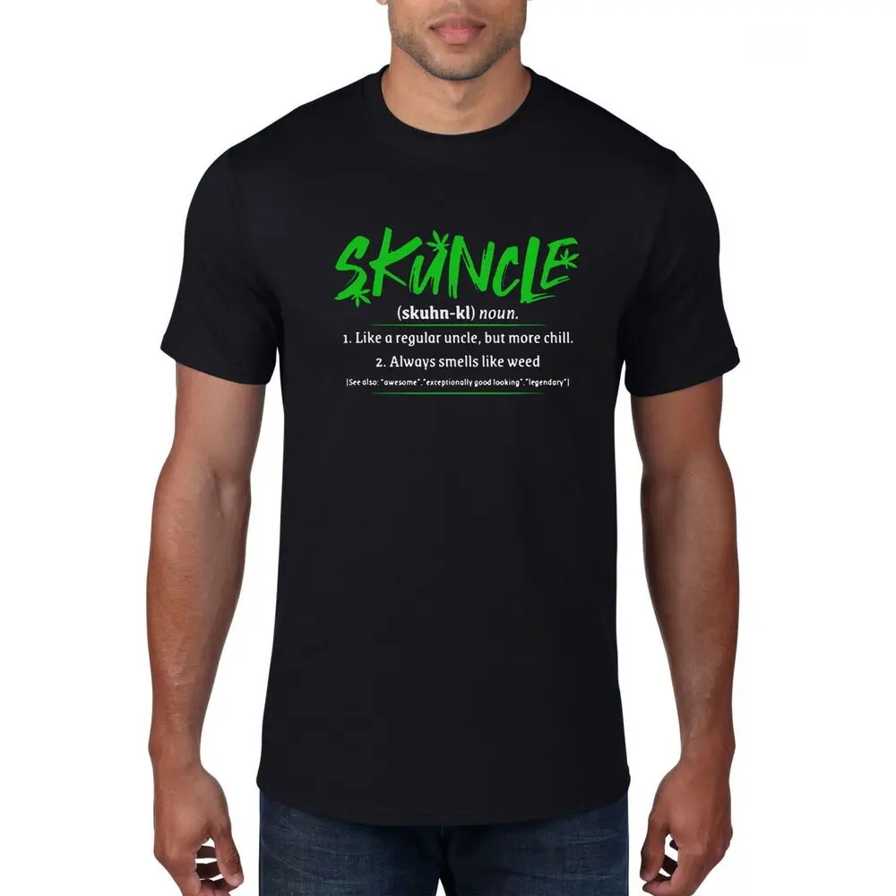 

Birthday T-Shirt Uncle Funcle Skuncle Definition Weed Uncle Smoke Lover Tee Top
