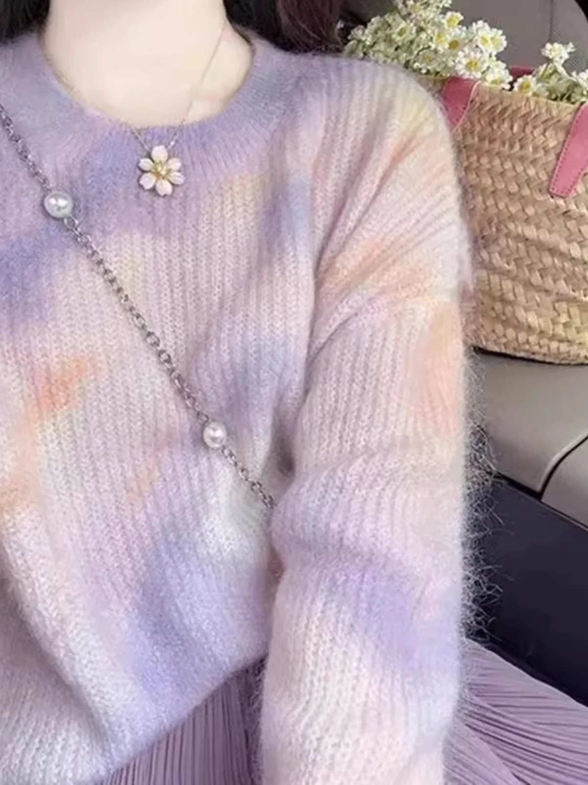 Одежда для ранней осени подходит полного комплекта свитер больших размеров Fat