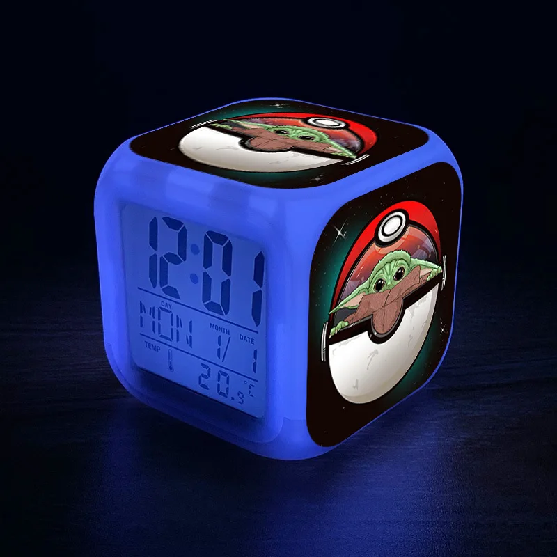 Детский будильник с героями Marvel Звездные войны Yoda рождественские милые цифровые