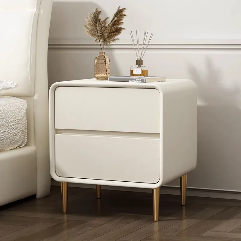 

Simple Wood Nightstands Small Storage Nordic Girls Mute House Nightstands Minimalist Narrow Cajonera Habitacion Home Decoration