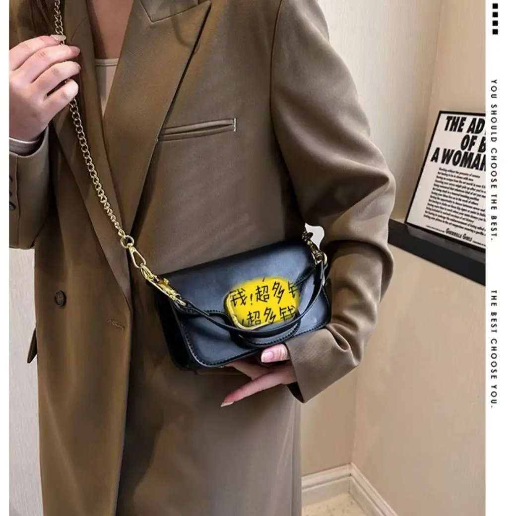 

New Korean Fashion High-Quality Leather Large-Capacity Versatile Women's Handbag Four Seasons Shopping Travel Messenger Bag