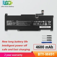 ugb new bty m491 battery for msi modern 15 a10rb modern 15 a10rb 041tw series notebook battery 11 4v52 4wh4600mah