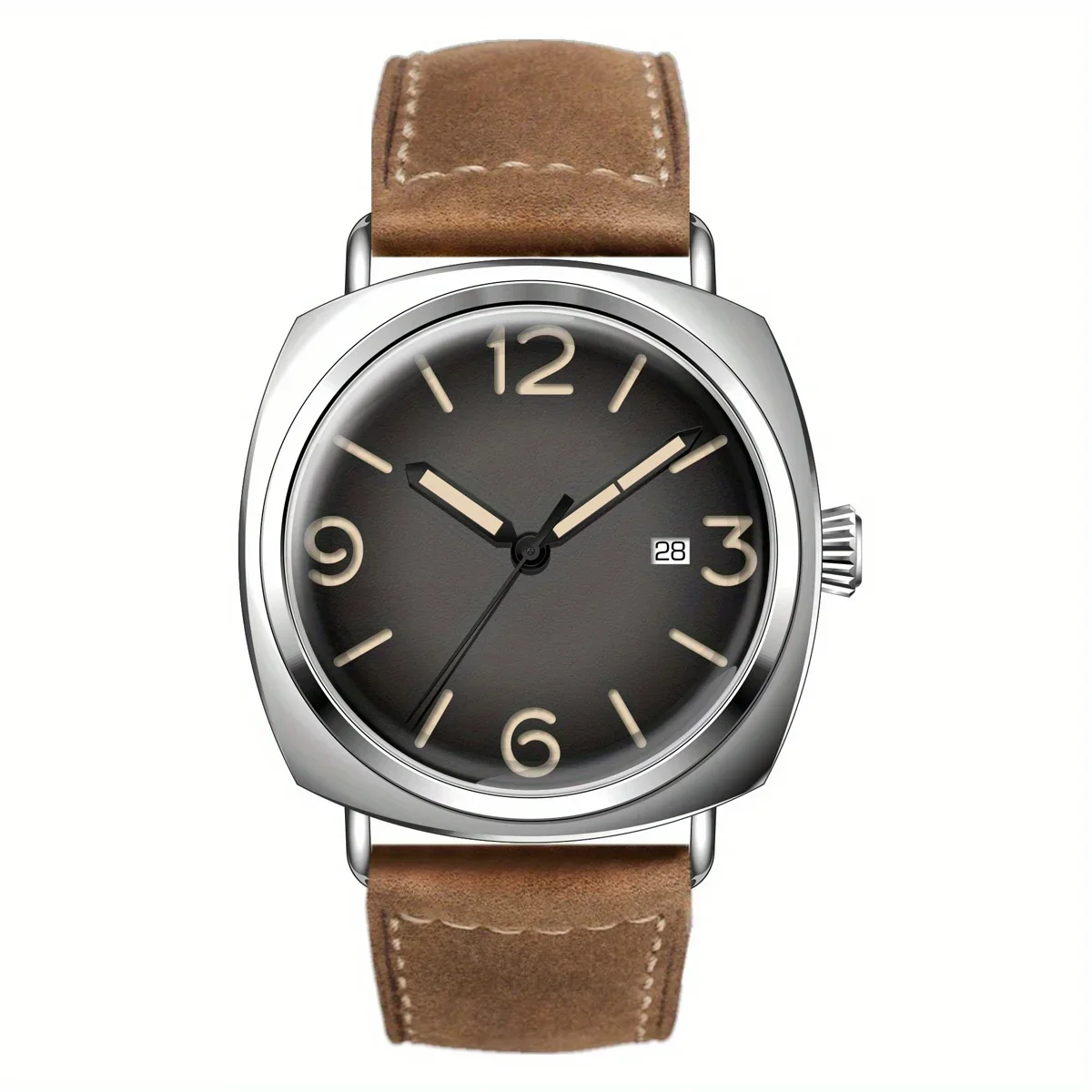 Механические мужские часы в стиле ретро NH35 автоматический механизм акриловое