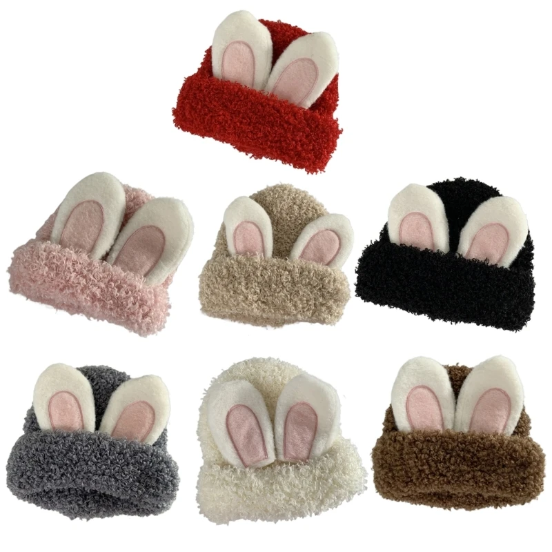 

Модная детская зимняя шапка с большими ушками, мягкая вязаная шапка для мальчиков и девочек