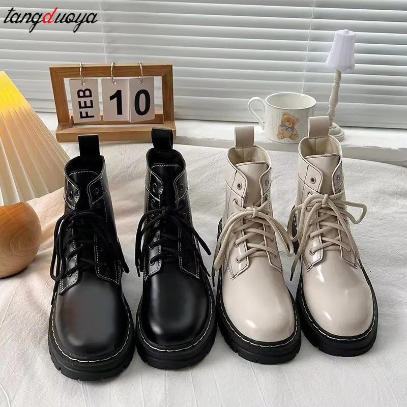 

Женские сапоги на ногу, теплые сапоги на толстой подошве, с круглым носком