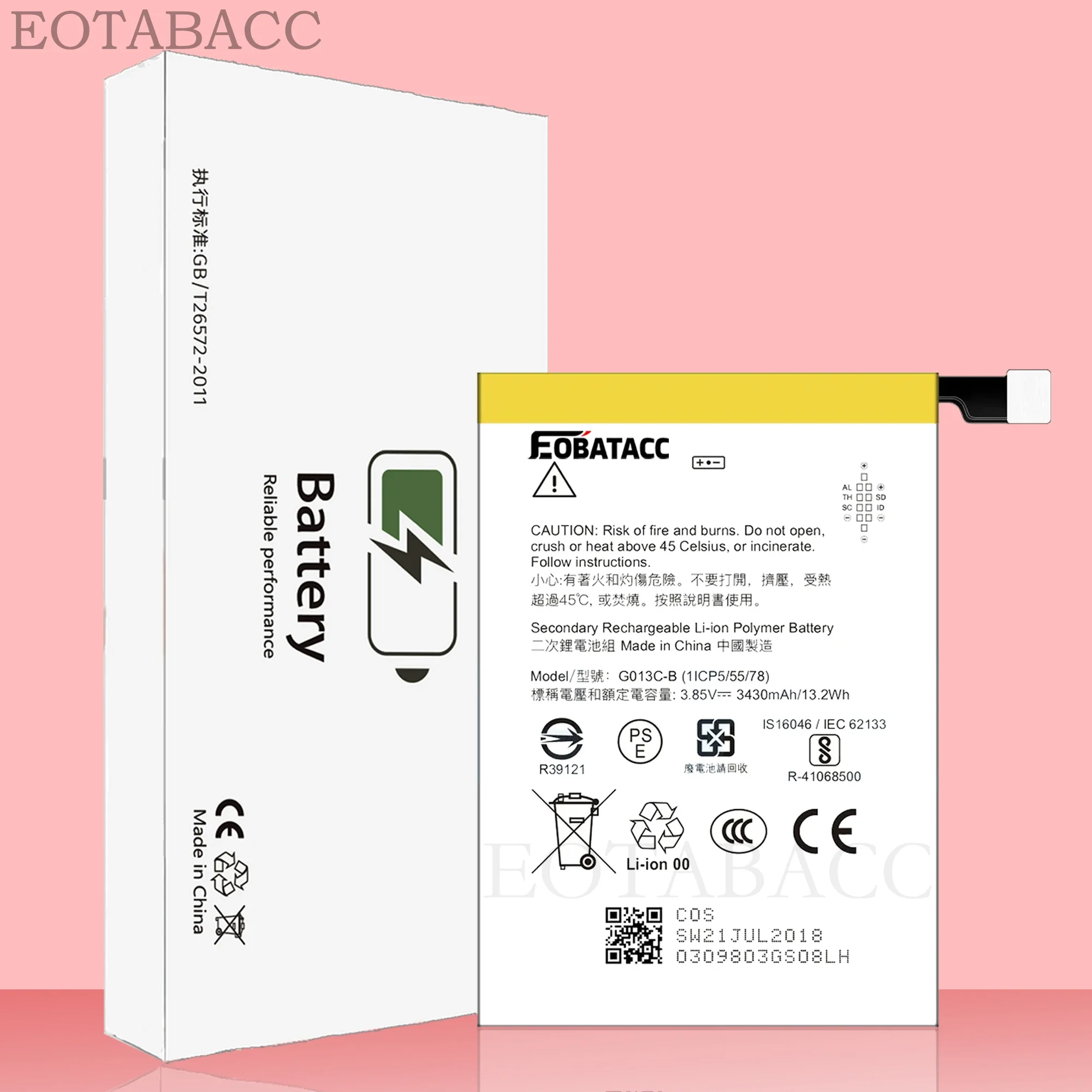 EOTABACC 100% новый оригинальный аккумулятор G013C-B для HTC Google Pixel 3 XL 3XL телефона +