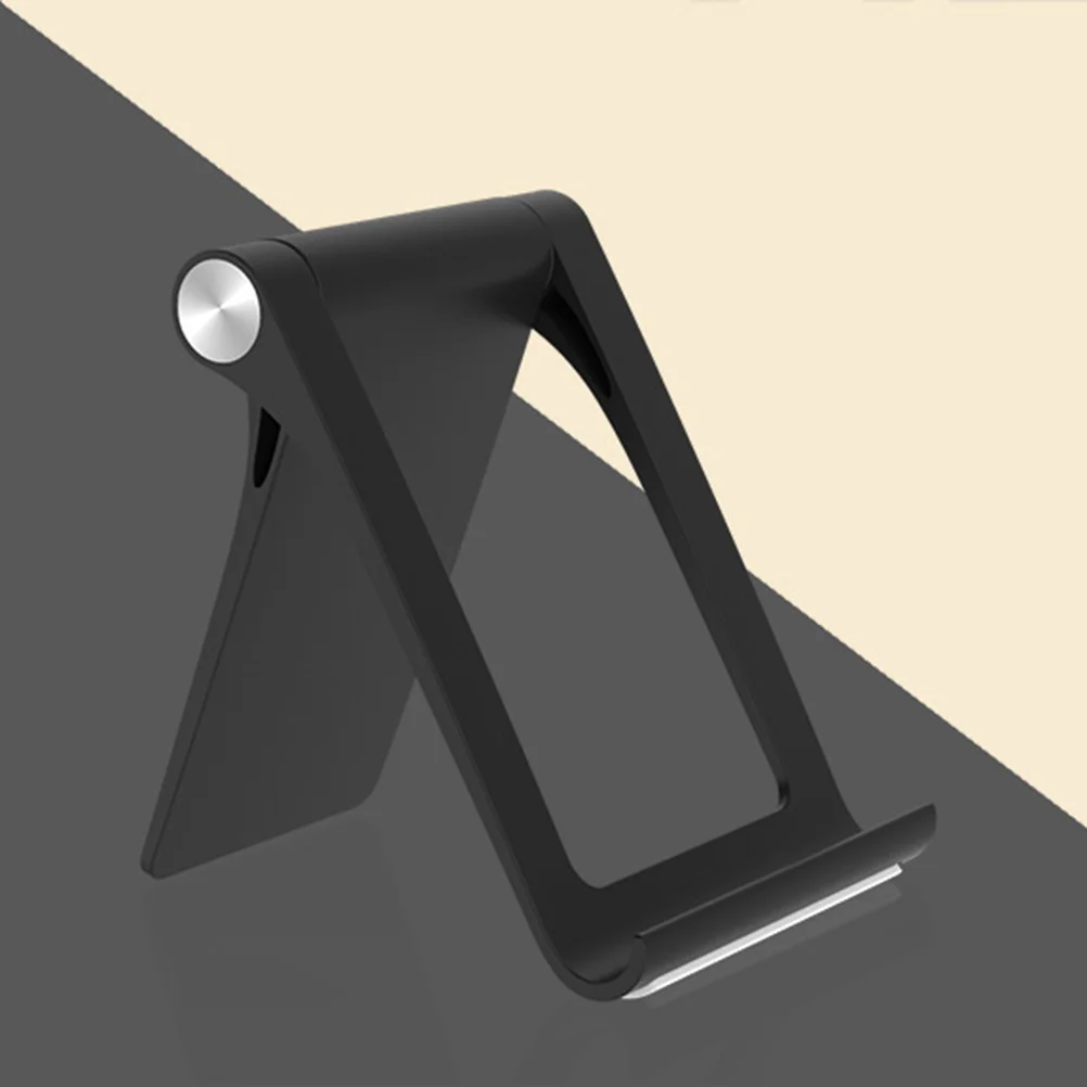

Creative 360¡ã Adjustable Flat Stand Holder Folding Portable Phone Pad Holder for Phone Tablet (Black) Laptop