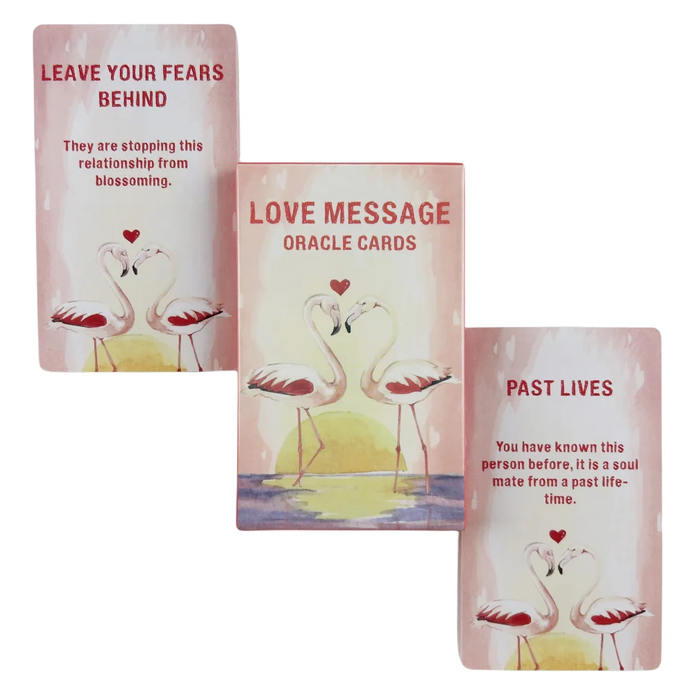 

Love Message Oracle Cards English Version Divination Fate Tarot Deck Board Games For Party Entertainment Game