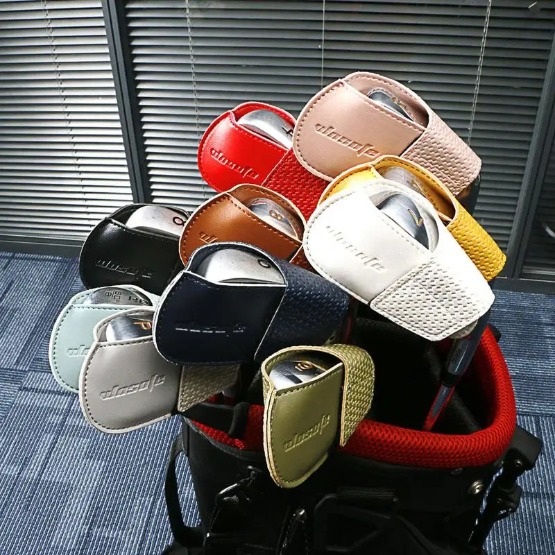 

Golf Iron Covers 10pcs/set Golf Iron Wedge Covers Waterproof Protective Cover With Hollow Design For Golf Poles And Clubs Golf