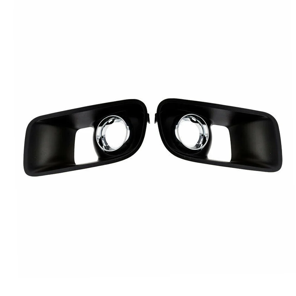 

1Pair For Dodge Plastic Fog Light Chrome Bezel Covers Grills For Charger SRT-8 2012-2014 Car Lights Accessories