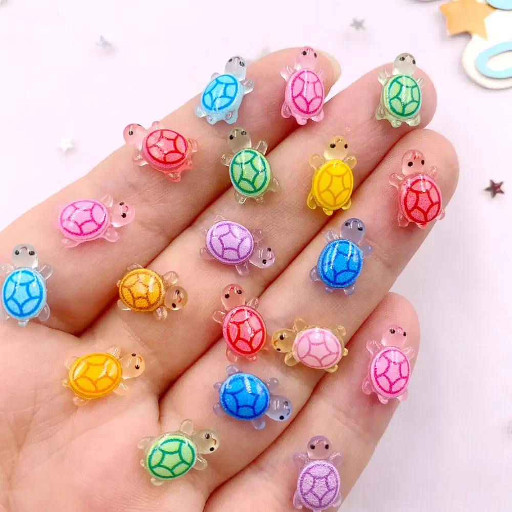 

60 шт. мини черепах из резины Diy Super Paradise 8*12 мм