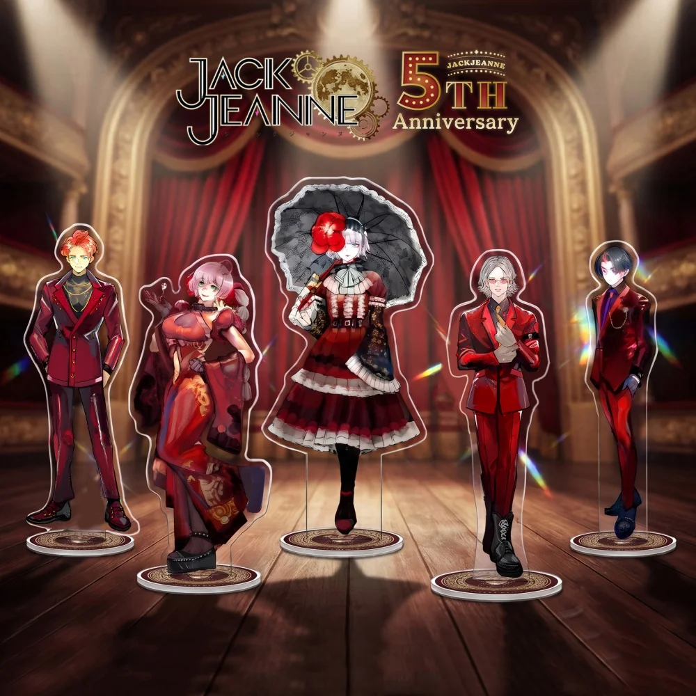 Фото Акриловая подставка-брелок Jack Jeanne Game к 5-й годовщине, с изображением Кисы Суи, Ёнаги Неджи, Тачибаны, декор для рабочего стола, подарок для фанатов. №1