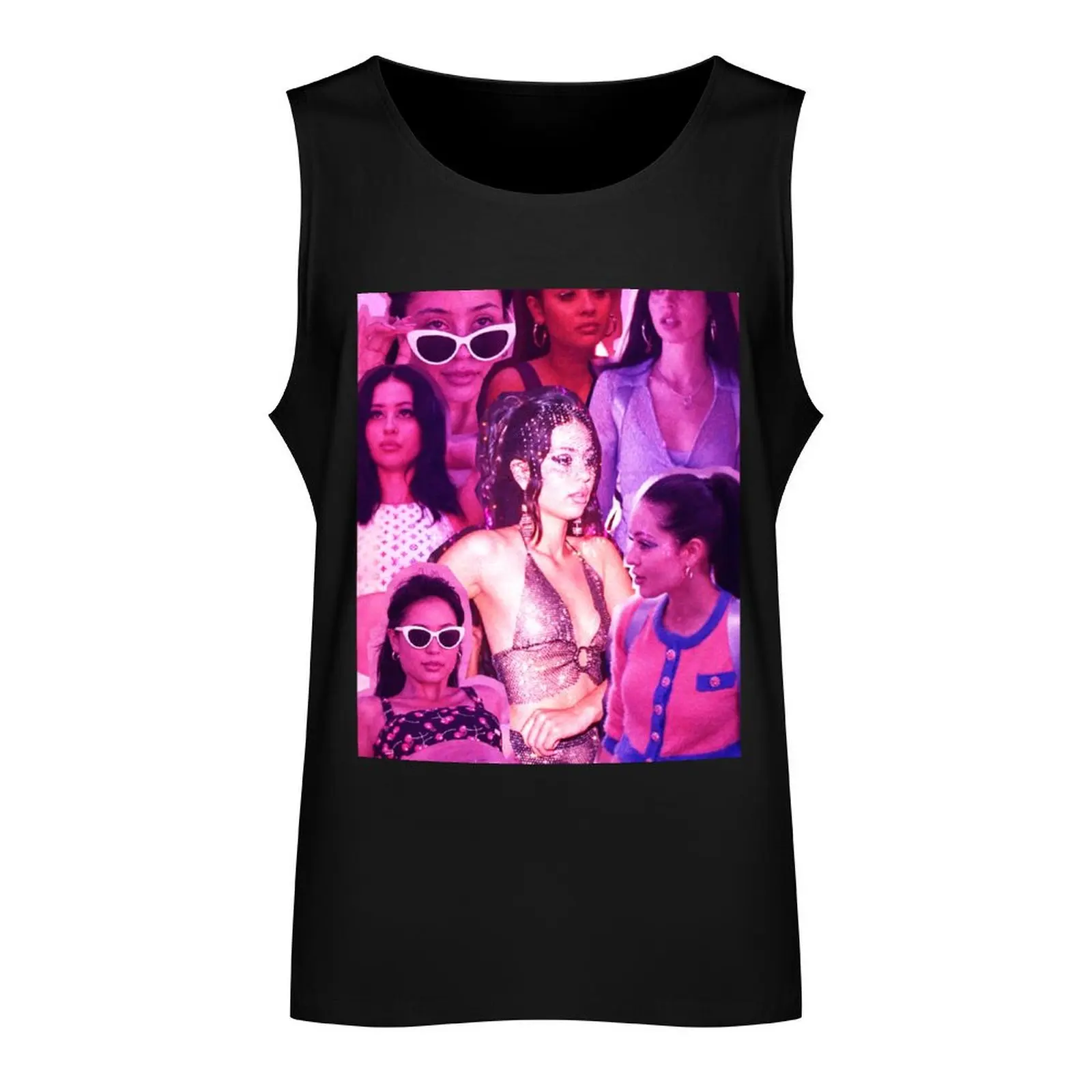 Euphoria Maddy Pink Collage Майки из хлопка для мужчин