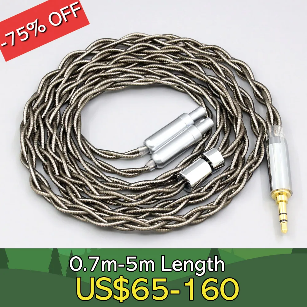 Защитный кабель для наушников Sennheiser HD800 HD800s HD820s HD820 Dharma D1000 LN08201 из чистого серебра 99% с палладием и графеном золотом