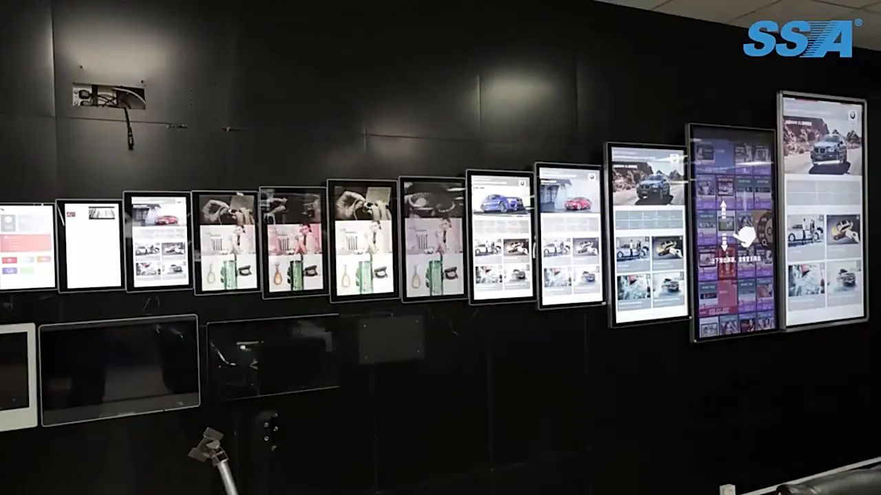 

Лидер продаж, настенный емкостный сенсорный экран 27 дюймов, четырехъядерный цифровой информационный экран, рекламные многосенсорные Планш...