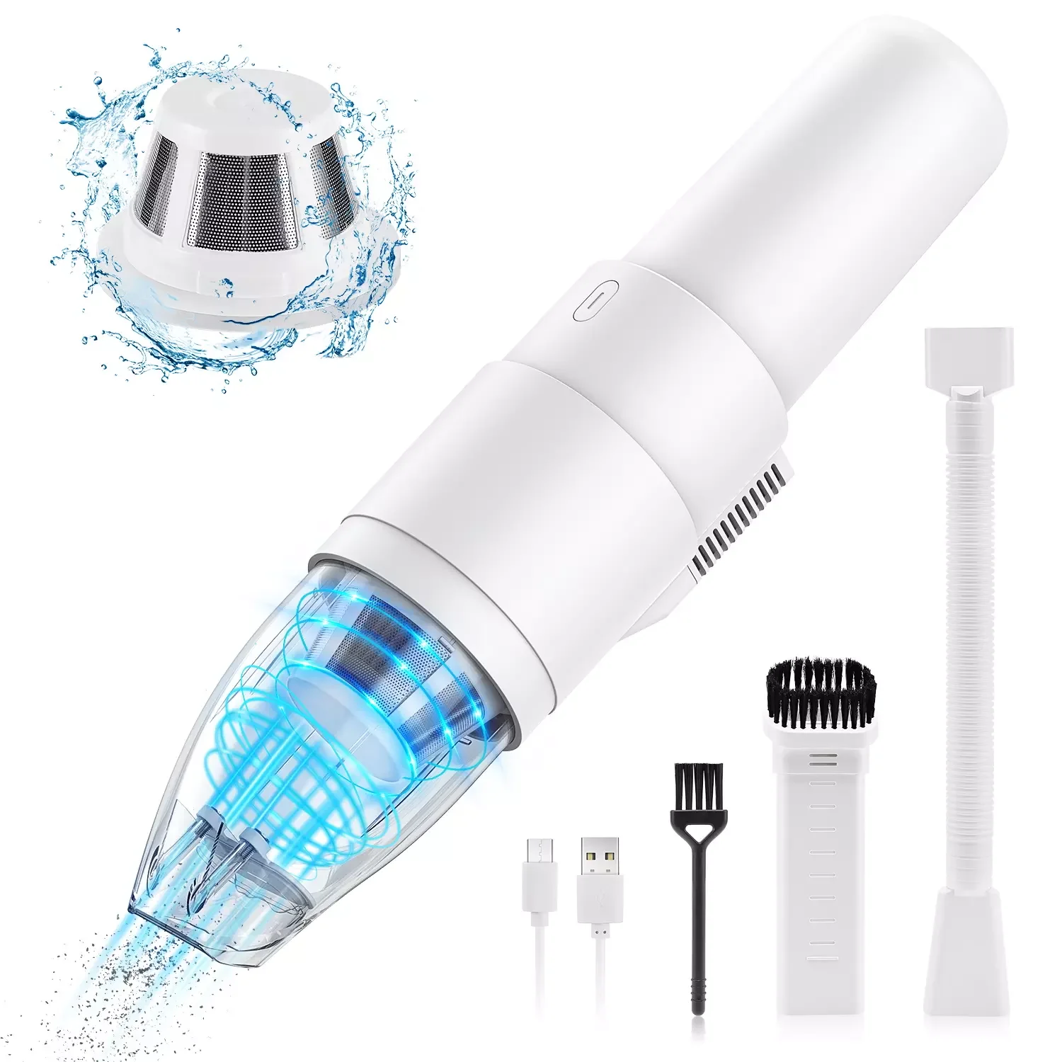 

Portable Vacuum Cleaner Desktop Handheld Cordless Mini Vacuum Cleaner