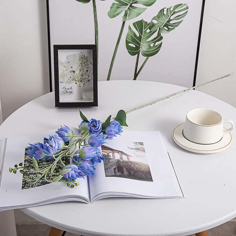 10 шт. искусственные цветы растения колокольчик Орхидея имитация детской