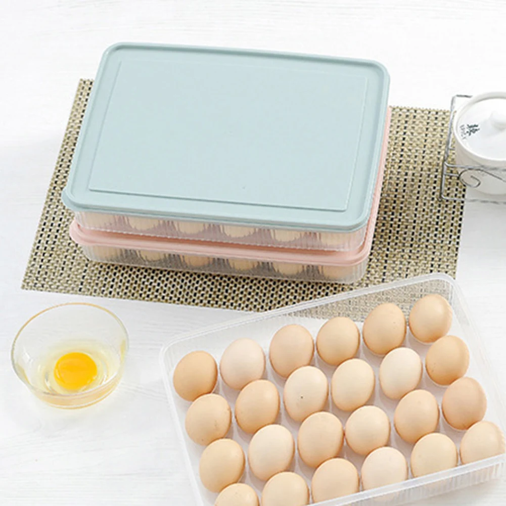 

Контейнер для хранения яиц с 24 ячейками, контейнер для хранения в холодильнике с крышкой, контейнер для хранения яиц в холодильнике, контейн...