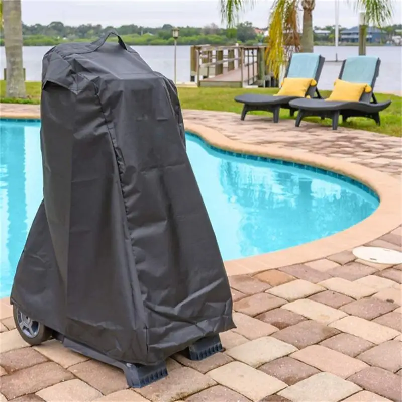 

Pool Cleaner Robot Cover Robotic Pool Cleaner Caddy Cover 210D & 420D Oxford Cloth Outdoor UV Resistant Weatherproof Caddy Cover
