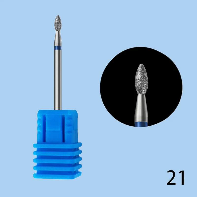 Diamond Nail Drill Bit Rotery Electric Milling Cutters For Pedicure Manicure Files Cuticle Burr Tools Accessories |