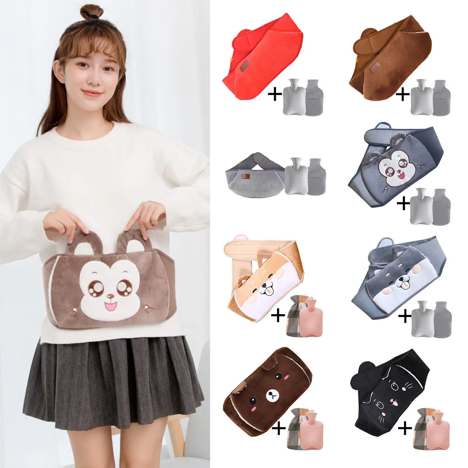 

Hot Water Bottle Belt Plush Koala Waist Belt With Rubber Warm Water Bag Hot Water Bottle Pouch Pain Relief For Neck Shoulder