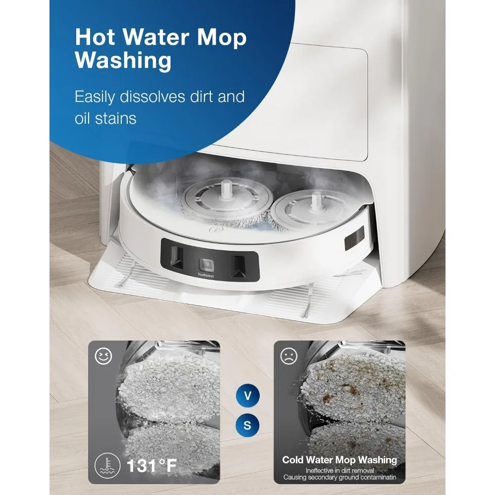 Робот-пылесос и Швабра DEEBOT T20 Omni швабра с горячей водой для мытья автоматическая