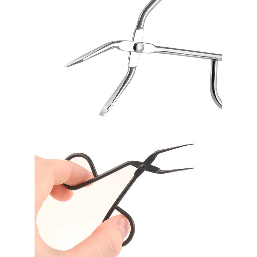 Профессиональный пинцет для бровей из нержавеющей стали обрезки волос в носу