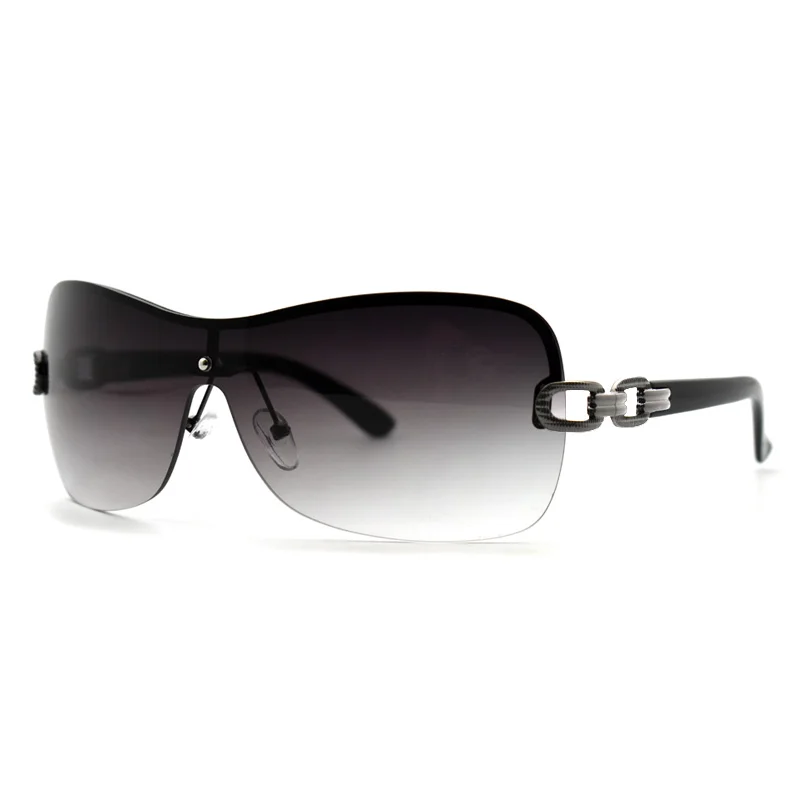 Солнцезащитные очки без оправы Y2k для мужчин и женщин винтажные модные роскошные