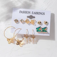 2022 new earrings korean earrings butterfly light luxury for women handmade 925 silver wedding jewelry gift