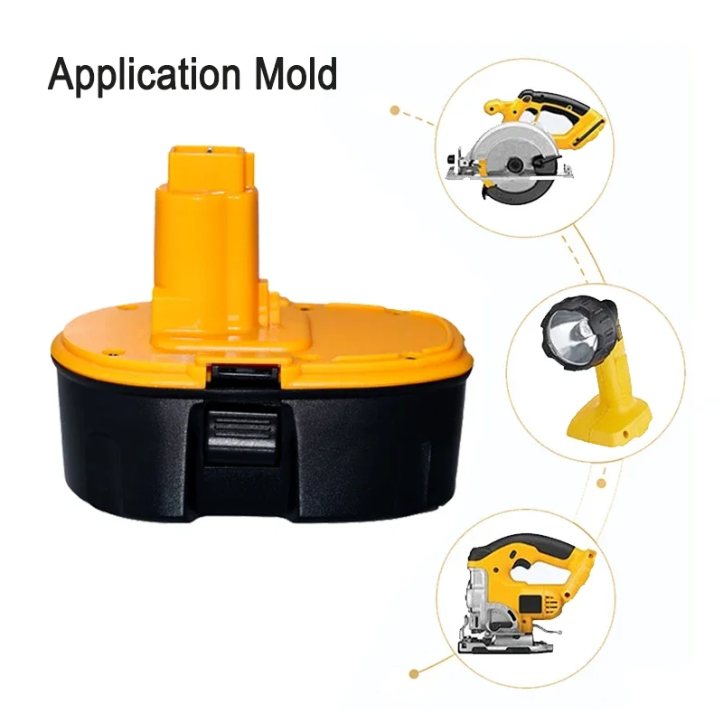 Для Dewalt 18 В аккумулятор 4800/6800/9800 мАч Ni-MH DC9096 DE9039 DE9096 DE9098 DE9503 DC212 сменные