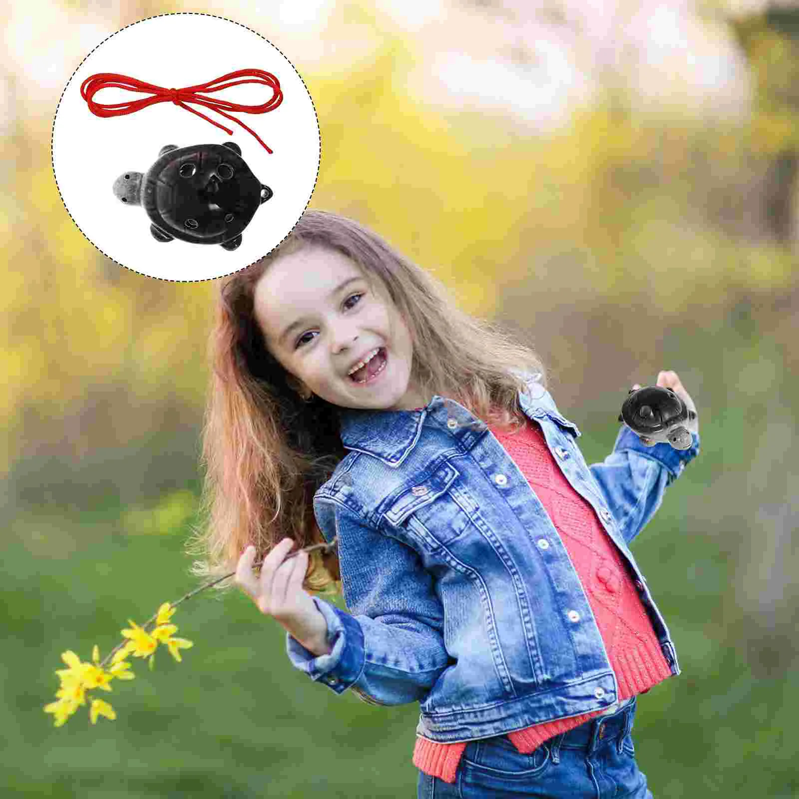 6-луночная флейта-окарина белая фарфоровая портативная интерактивная игрушка в