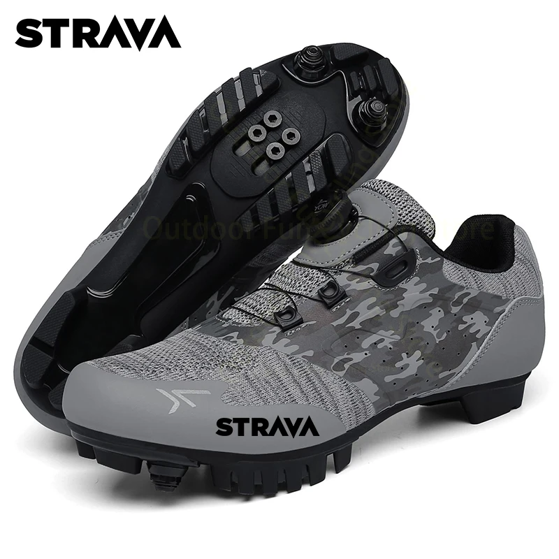 

Strava Cycling Shoes Men Sapatilha Ciclismo Breathable Anti Slip Mtb Sneaker Road Bike Shoes Man Road Cycling Footwear