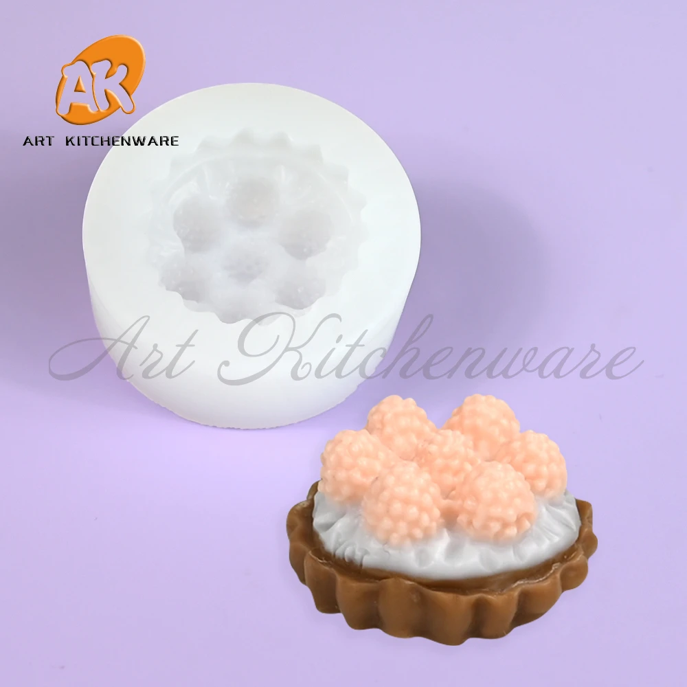Силиконовая форма для малины воск мыла смолы сжимаемая изготовления игрушек