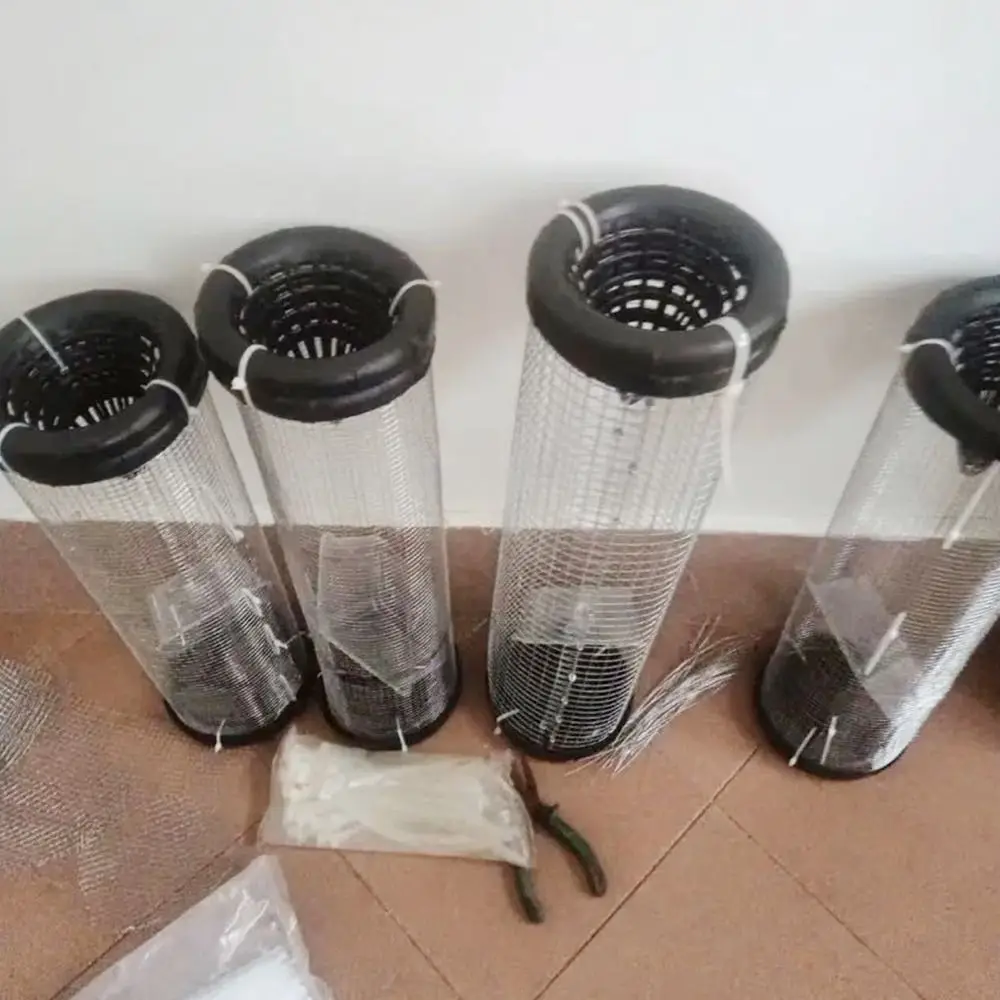 1 шт. пластиковая крышка для рыболовной клетки сделай сам прямоугольная