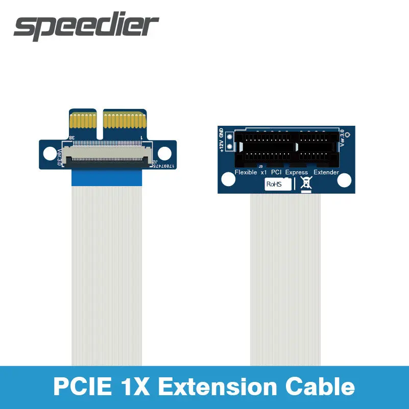 Удлинительный кабель Pcie 1x, гибкий мягкий внешний кабель-удлинитель FFC 36Pin, 90 градусов, 1x30 см Удлинительный кабель Pcie 1x, гибкий мягкий внешний кабель-удлинитель FFC 36Pin, 90 градусов, 1x30 см