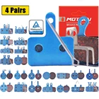 Дисковые Тормозные колодки MOTSUV, 4 пары, велосипедные, противоморозные, из медного волокна, проволочные, для Avid Elixir RCRE13579 Sram X0 XX DB135