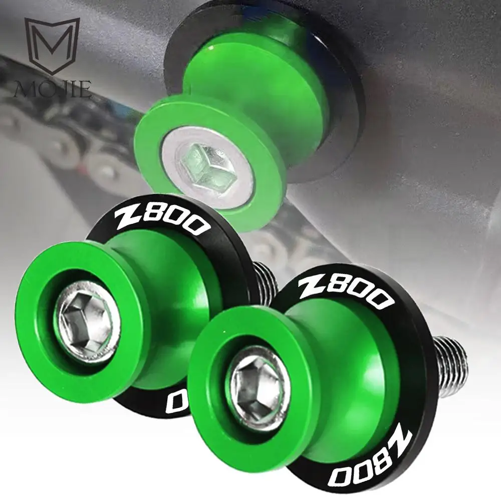 

Винты с подставкой для KAWASAKI Z800 2013 2014 2015 2016, аксессуары для мотоциклов с ЧПУ, 2017 дюйма, дюйма, 8 мм, 10 мм, катушка с подвижным механизмом, слайдер, 2 шт.