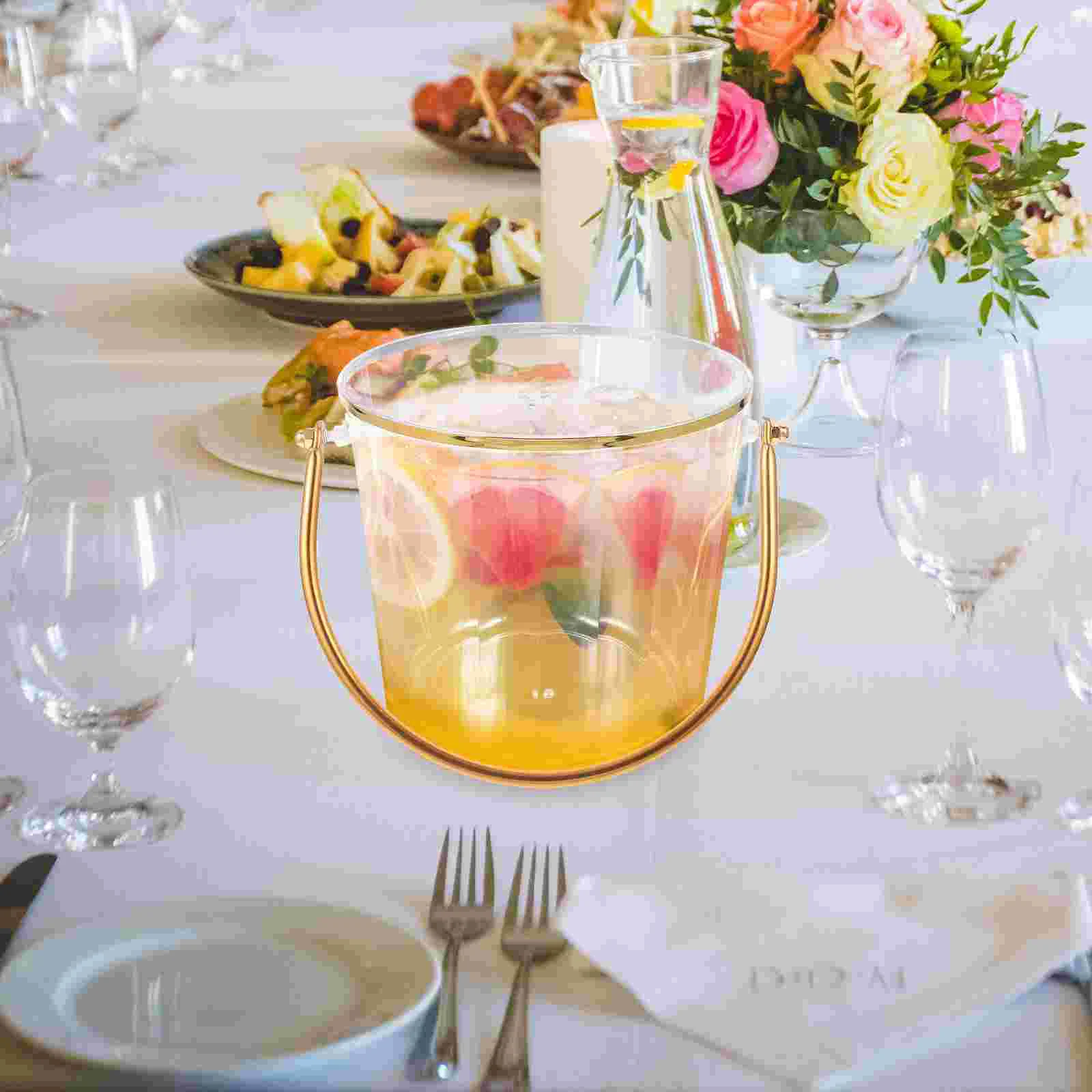 

Fruit Bucket Ice Buckets Ktv Accessory Household Bar Bottled Beverage Cooler