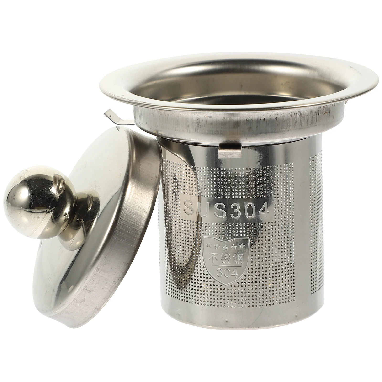 

Tea Infuser Mesh Strainer Loose Fine Steel Filter Insert Stainless Leaf Sifter Teapot Sieve Skimmer Steeper Pot Metal Colander