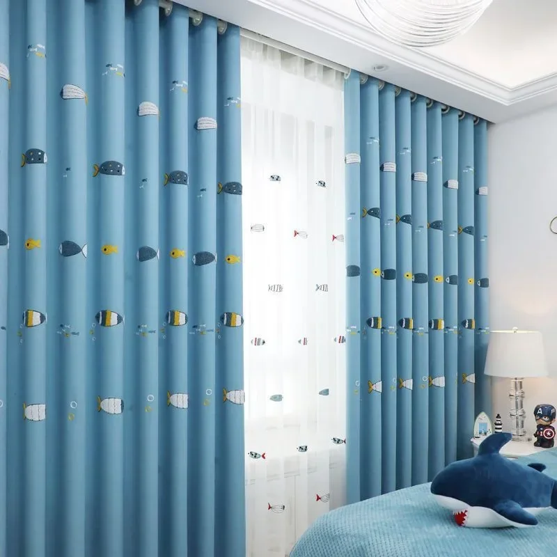 

00211-STB-шторы с градиентным цветным принтом, серые шторы на окна в скандинавском стиле для современной гостиной, тюлевые прозрачные ткани