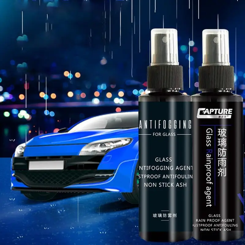 

120ml Window Glass Anti-Fog Coating Agent Car Glass Rainproof Agent Anti-Fogging Supplies For Cars Motorcycles Motorhomes