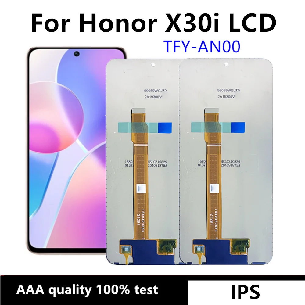 

ЖК-дисплей 6,51 дюйма IPS для Honor X30i TFY-AN00, сенсорный экран, дигитайзер в сборе, замена