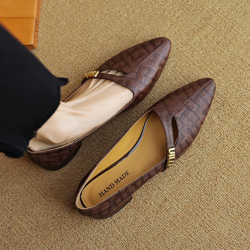 Женские туфли-лодочки из натуральной кожи туфли овечьей и воловьей свиной шкуры