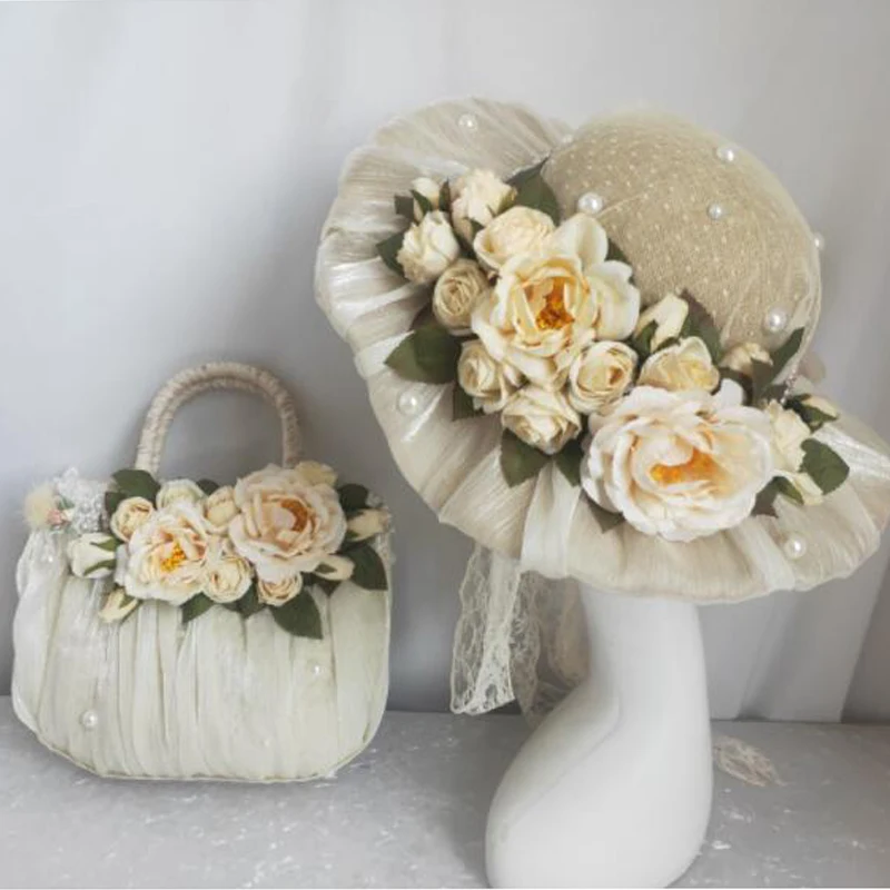 

Соломенные сумки для женщин, роскошная сумка 2022, женские сумки-тоуты с шляпой, Дизайнерские Сумочки, кошельки, плетеная пляжная сумка с цветами и жемчугом
