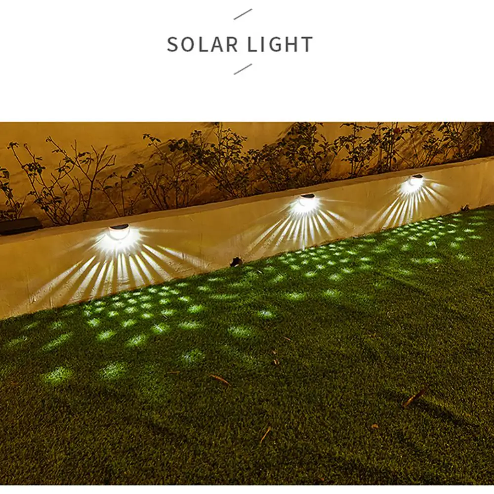 

LED Solar Light Outdoor Wall Lamps Energy Garden Lamps Waterproof Solar Fence Lamp Christmas Decoration Festoon Led Lights 2023