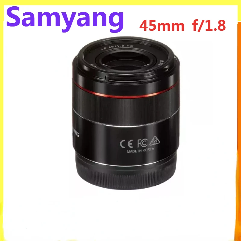 

Samyang AF 45mm F/1.8 FE Lens For Sony E Mirrorless Auto Full Frame Portrait Fixed Focus Sony SAMYANG Lens A7 A7R A7S A7R A7S